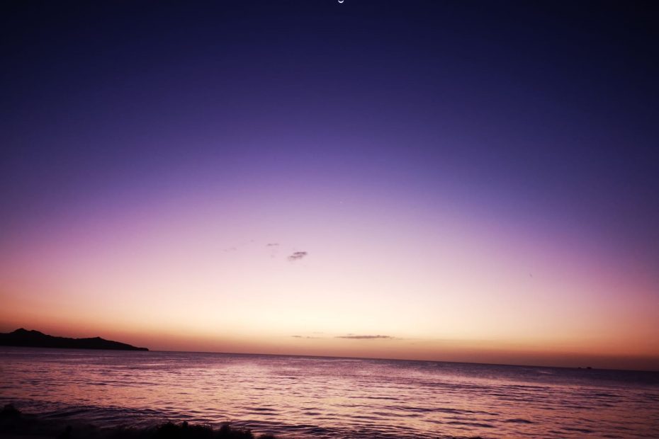 Flamingo Beach Sunset